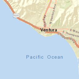 Pierpont Bay California Street Map