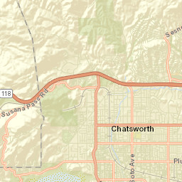Chatsworth California Street Map