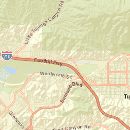Stonehurst California Street Map