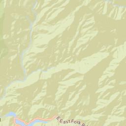 Falling Springs California Street Map