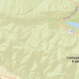 Devore Heights California Street Map