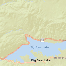 Fawnskin California Street Map