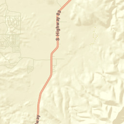 Peeples Valley Arizona Street Map