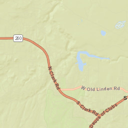 7151-7169 Arizona 260, Apache Sitgreaves National Forest, Sho Street Map