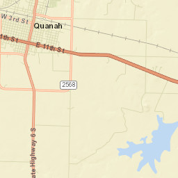 Quanah Street Map