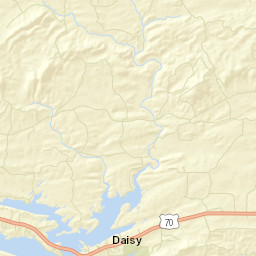 Daisy Arkansas Street Map