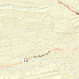 Caney Valley Arkansas Street Map