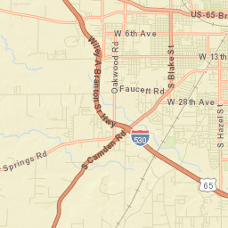 Watson Chapel Arkansas Street Map