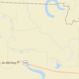 Langford Arkansas Street Map