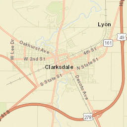 300 Blues Alley, Clarksdale, MS 38614 Street Map