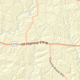 Central Alabama Street Map