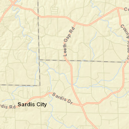 Fenton Alabama Street Map