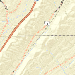 Hendrixville Alabama Street Map