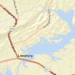 Bay View Estates Alabama Street Map