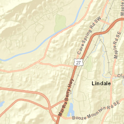 Lindale Street Map