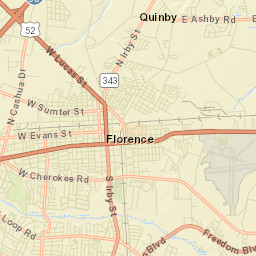 Florence Street Map