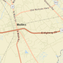 Mullins Street Map