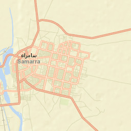 Sāmarrā’ Street Map