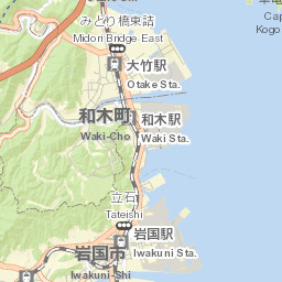 Ōtake Street Map