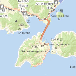 Kure-shi Street Map