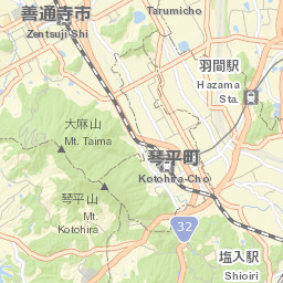 Zentsūji Shi Street Map
