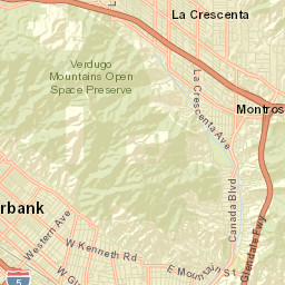 Sparr Heights California Street Map