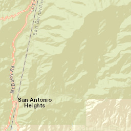 Shinn Rd, Angeles National Forest, Claremont Street Map