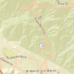 Skyland California Street Map