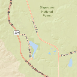 Lake of the Woods Arizona Street Map