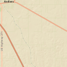 Antlers Street Map