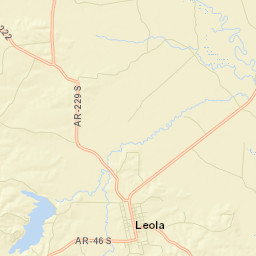 Leola Arkansas Street Map
