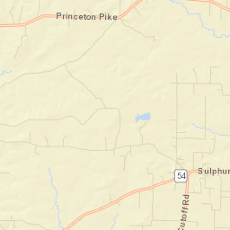 Sulphur Springs Street Map