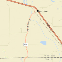 Tamo Arkansas Street Map