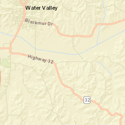 Water Valley Street Map