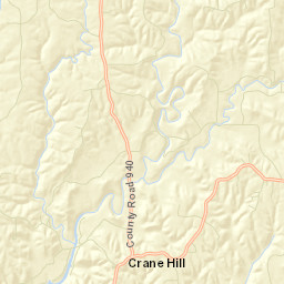 Crane Hill Alabama Street Map