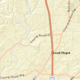 Grandview Alabama Street Map