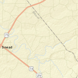 Highmound Alabama Street Map