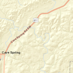 Cave Spring Street Map