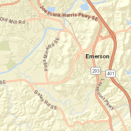 Emerson Street Map