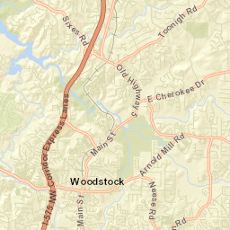 Woodstock Street Map
