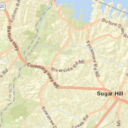Sugar Hill Street Map