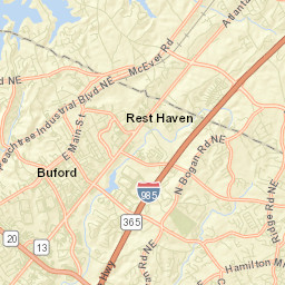 510-520 Bona Rd Buford GA 30518 Street Map