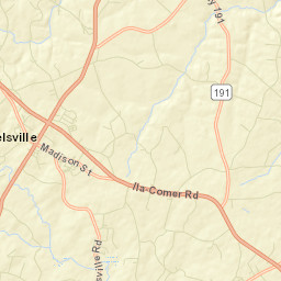 Madison County Street Map