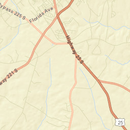 Greenwood County Street Map