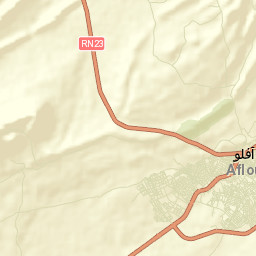 Aflou Street Map