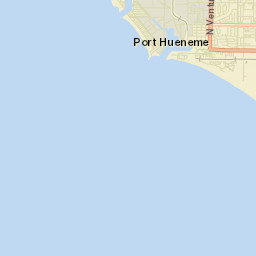 Port Hueneme California Street Map