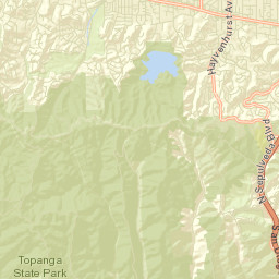 Encino California Street Map