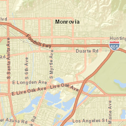 Mayflower Village California Street Map