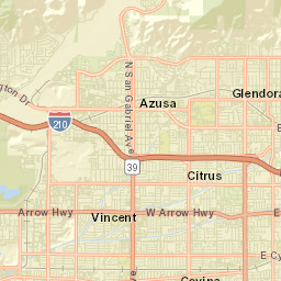 La Fetra California Street Map