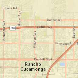 Rochester California Street Map